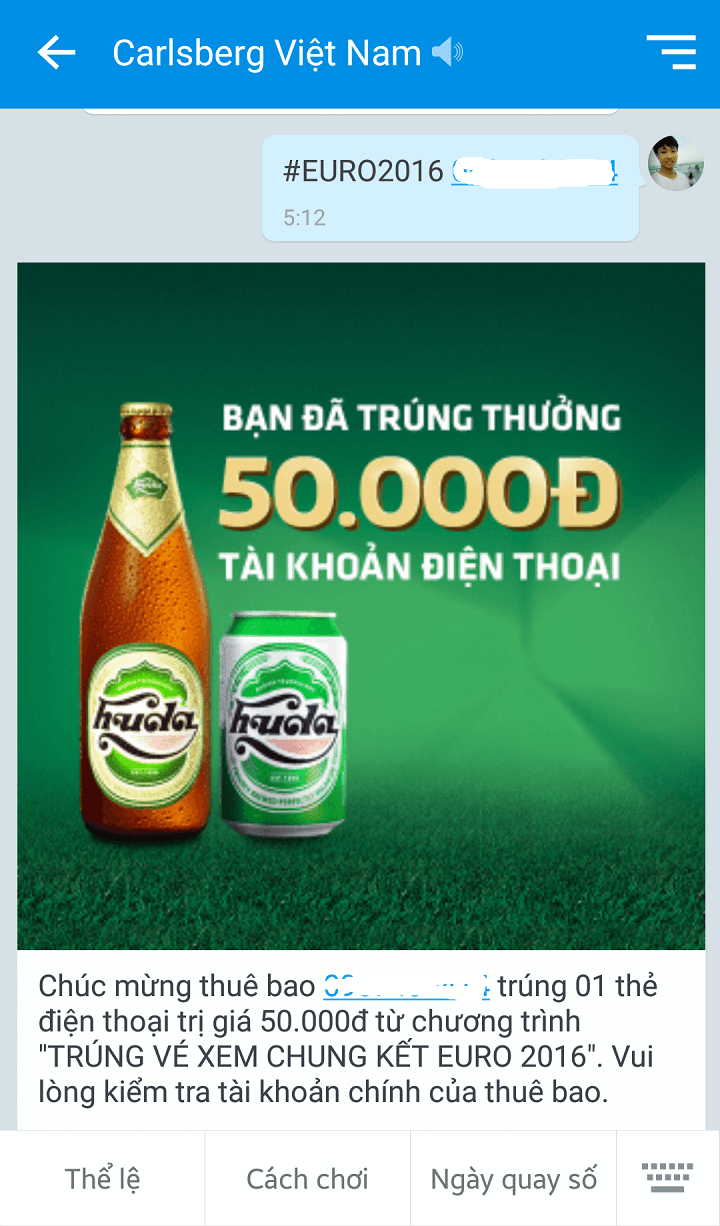 Nhận thẻ cào 50.000 vào tài khoản miễn phí mỗi ngày từ Carlsberg
