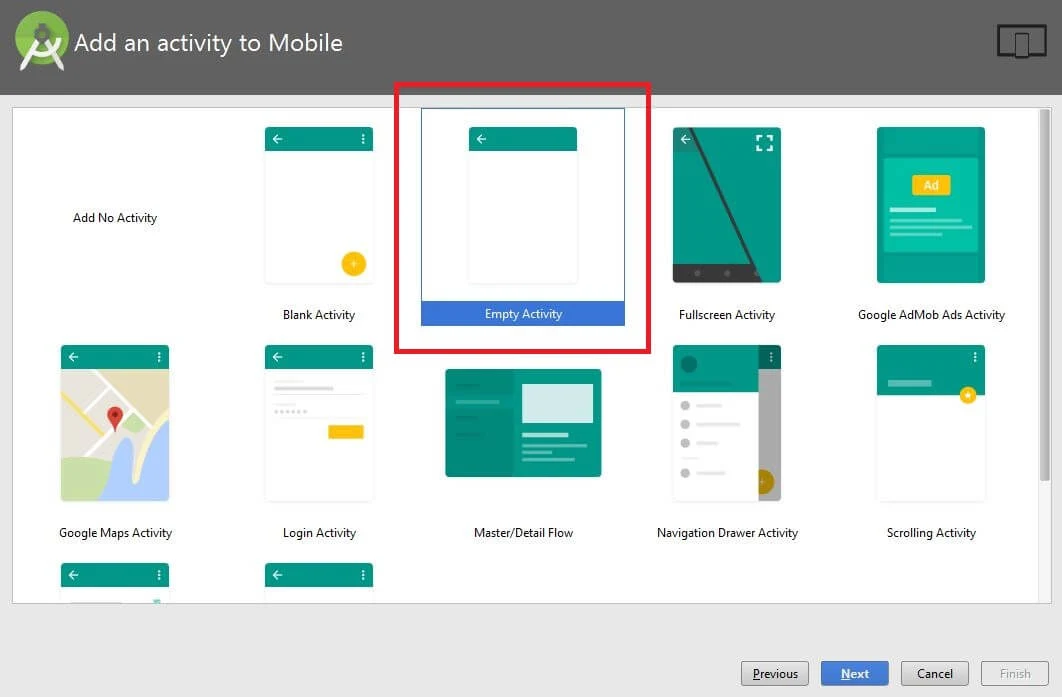Cách tạo một Android Project trong Android Studio