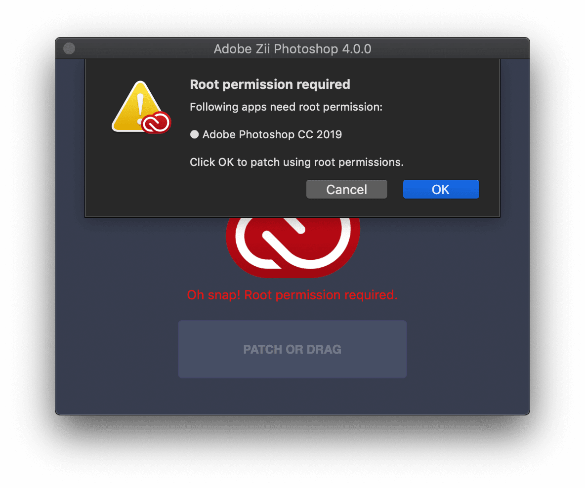 Cài đặt Photoshop CC 2019 Full cho MacOS