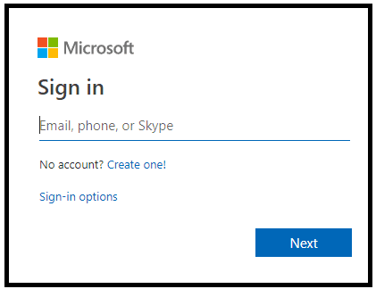 Tiến hành đăng nhập tài khoản Microsoft mà bạn đã đăng ký –> Sign in