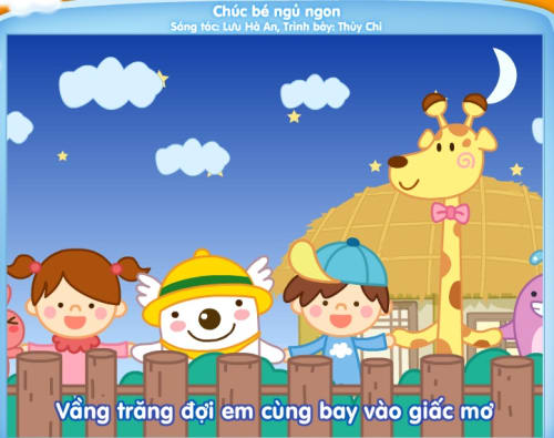 Cảm âm sáo trúc bài Chúc bé ngủ ngon