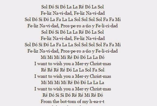 Cảm âm bài Feliz Navidad