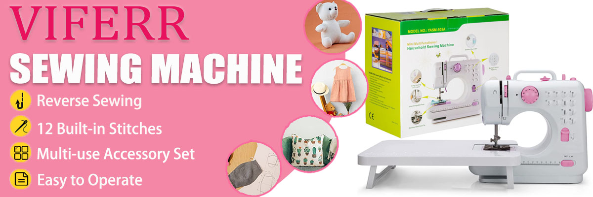 Y4UD Kids Sewing Machine with Lights Ages 8-12 Educational Interesting All  Pink