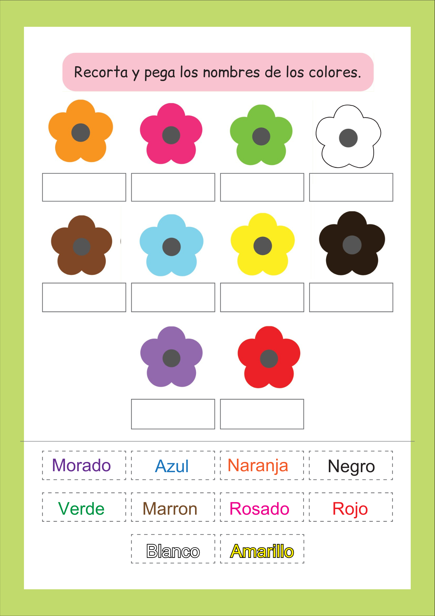 Material educativo imprimible