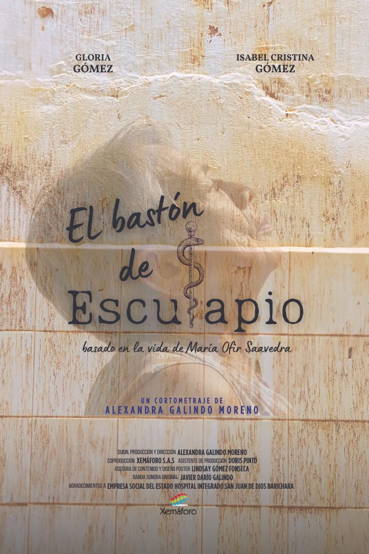 Poster del cortometraje El Bastón de Esculapio