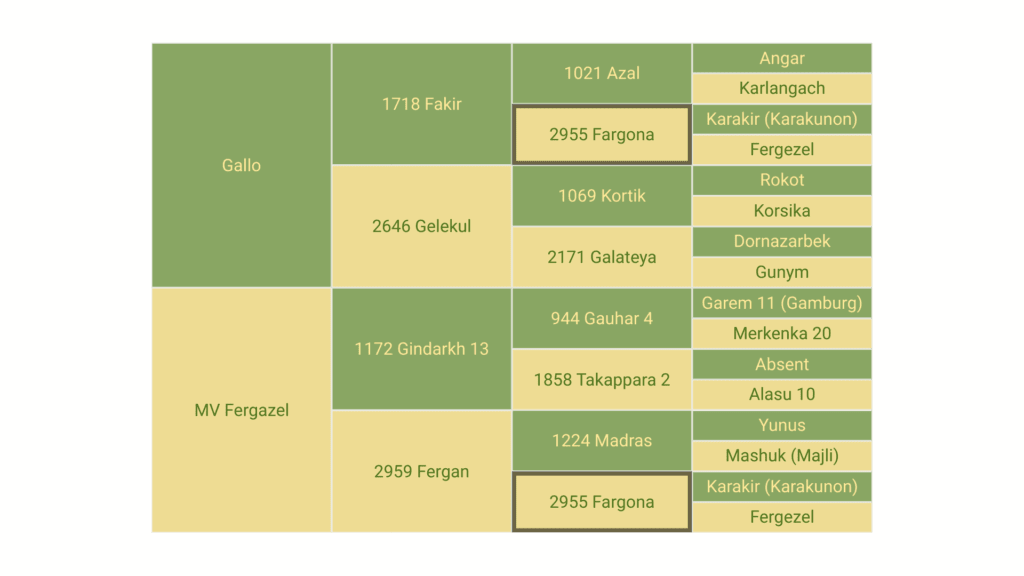 Kerkav five-generation pedigree
