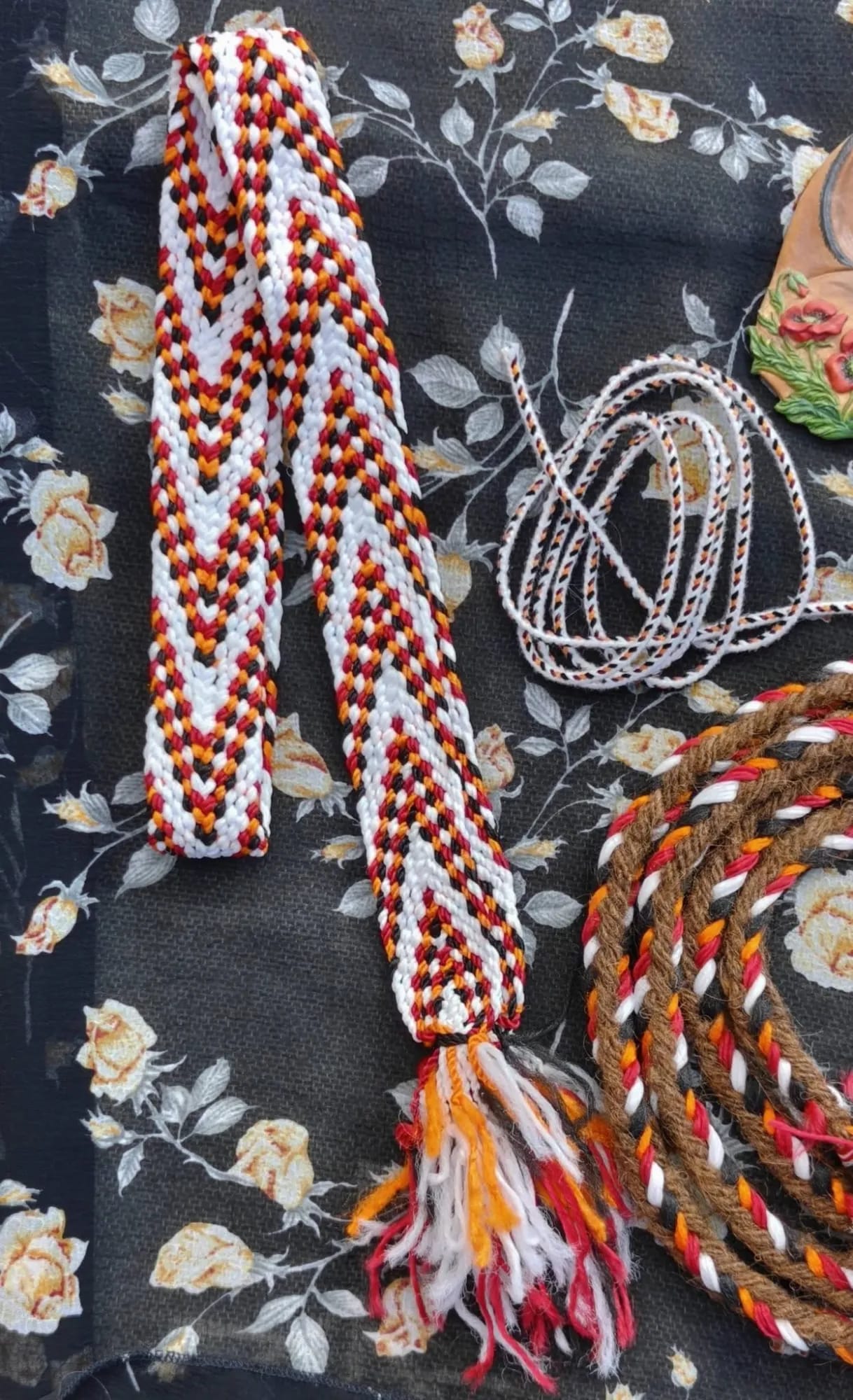 Turkmen style braided aladjas