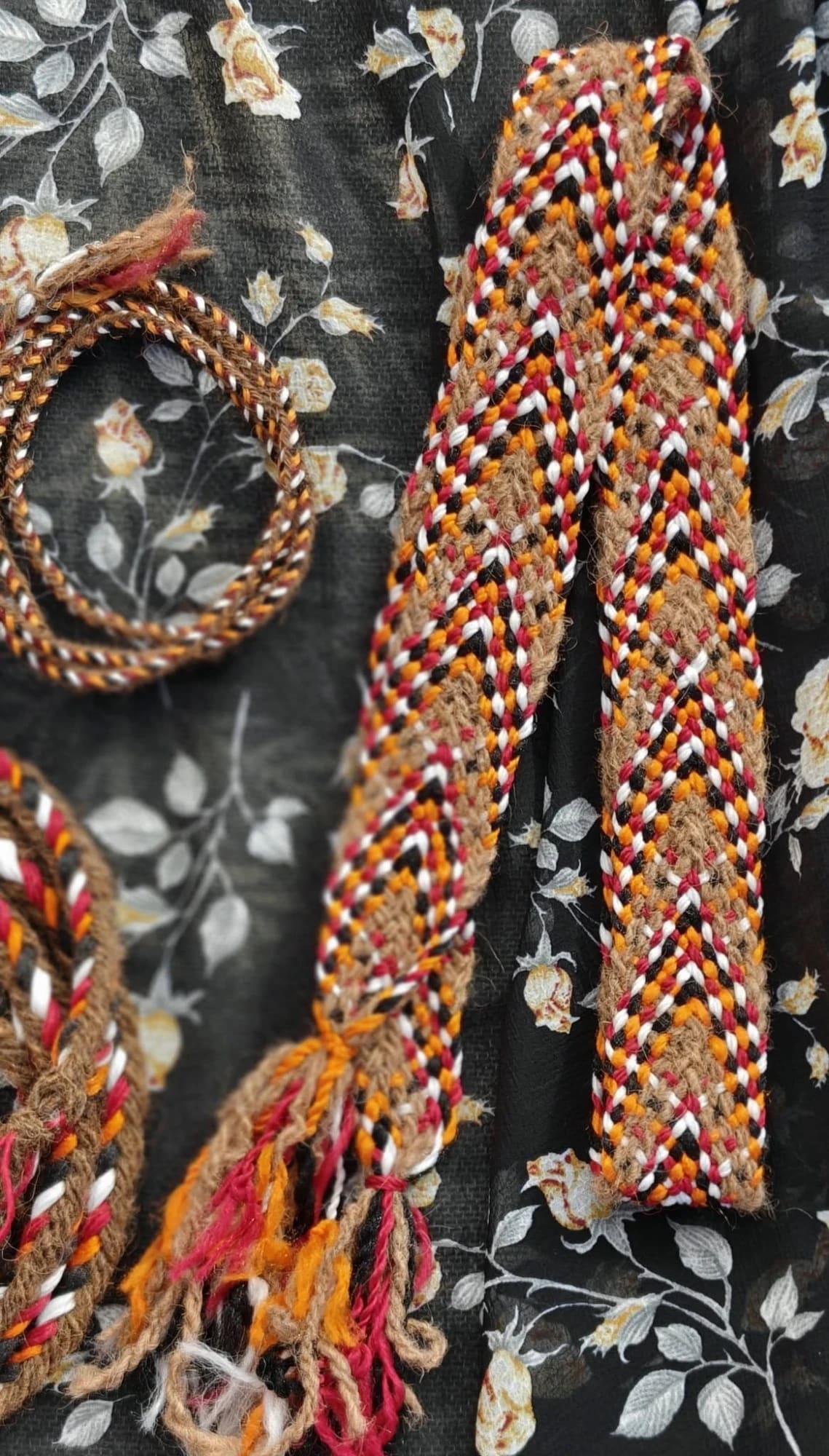 Turkmen style braided aladjas