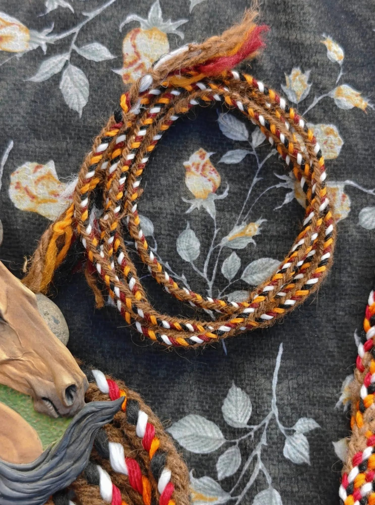 Turkmen style braided aladjas