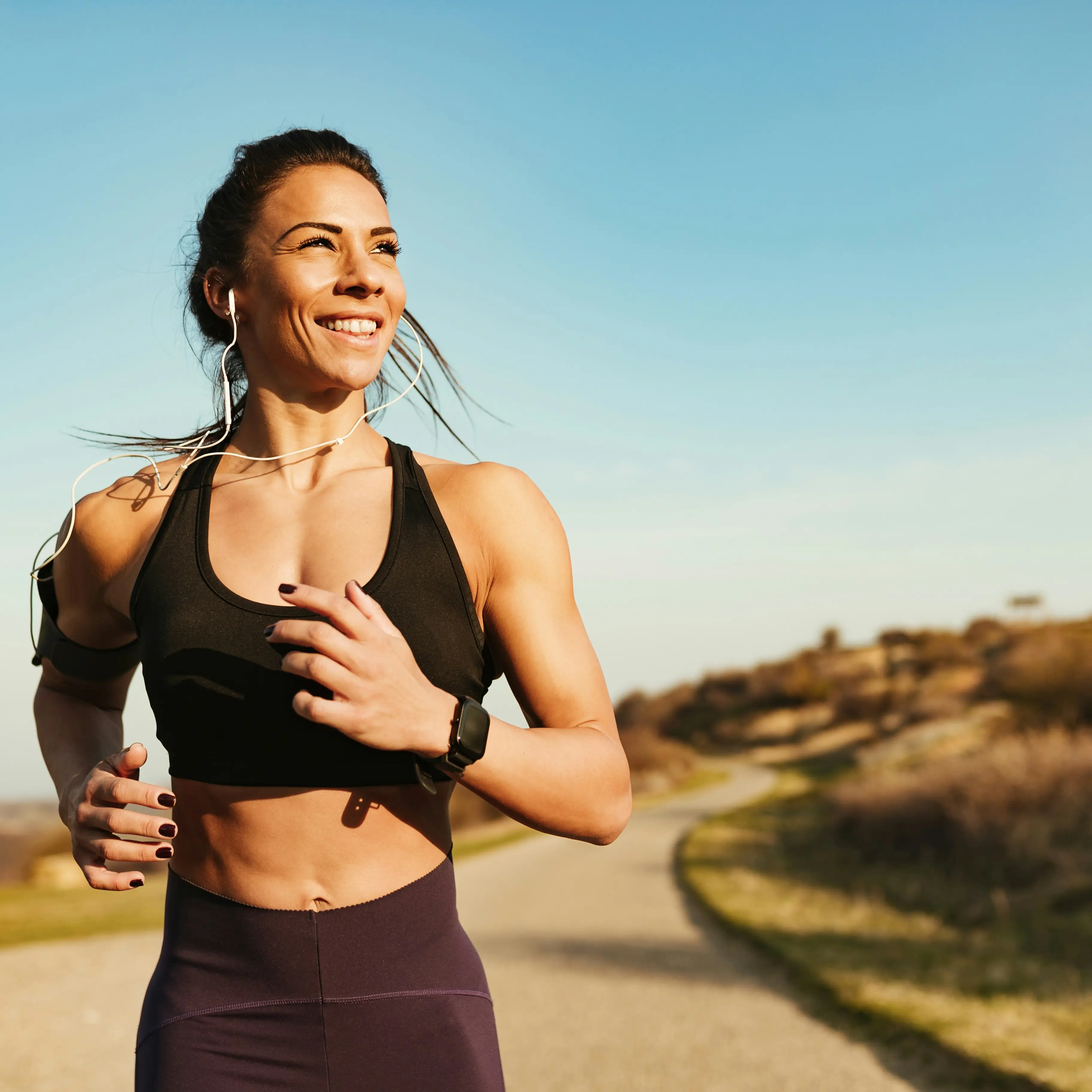 Black AJAX sports bra