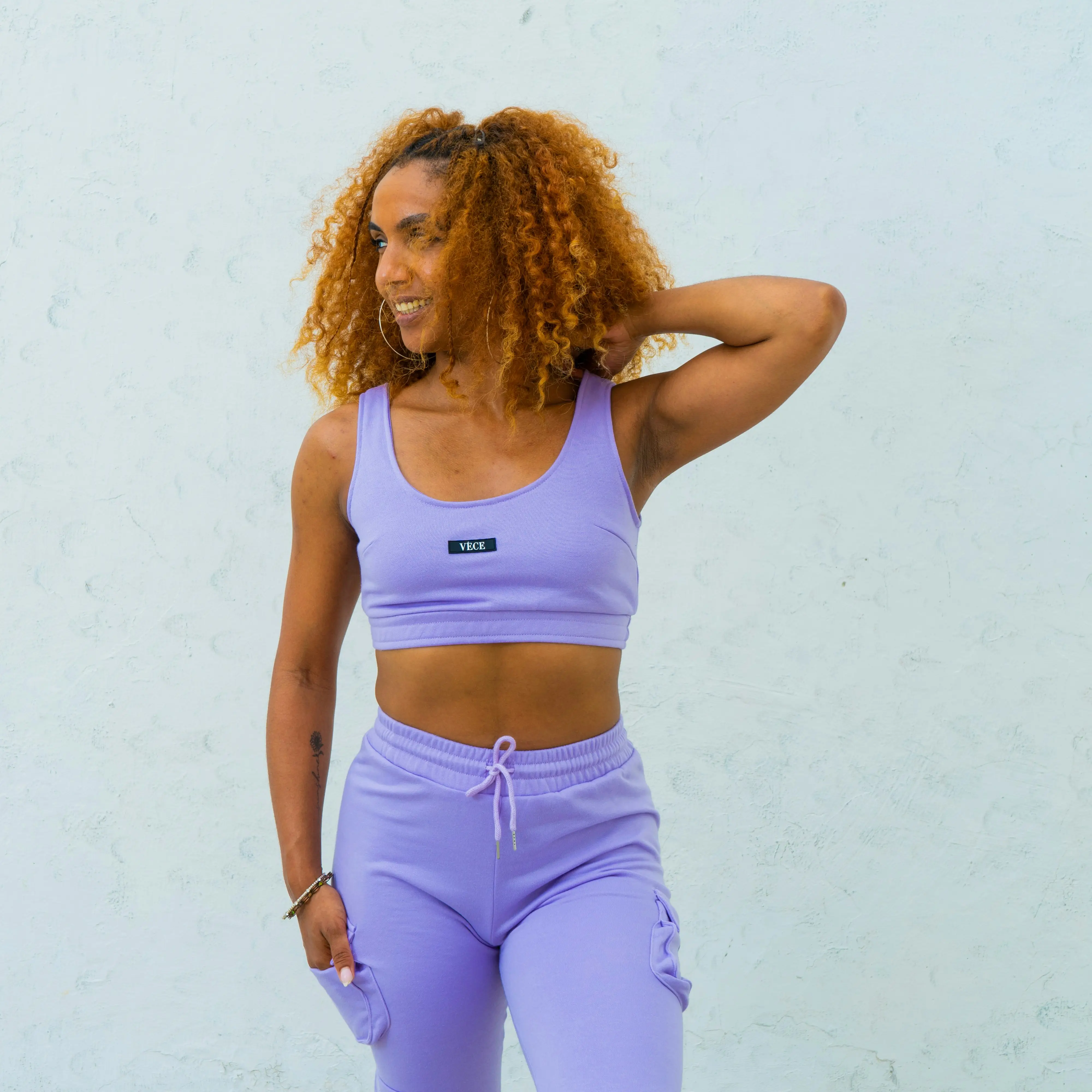 Joshua Purple sports bra