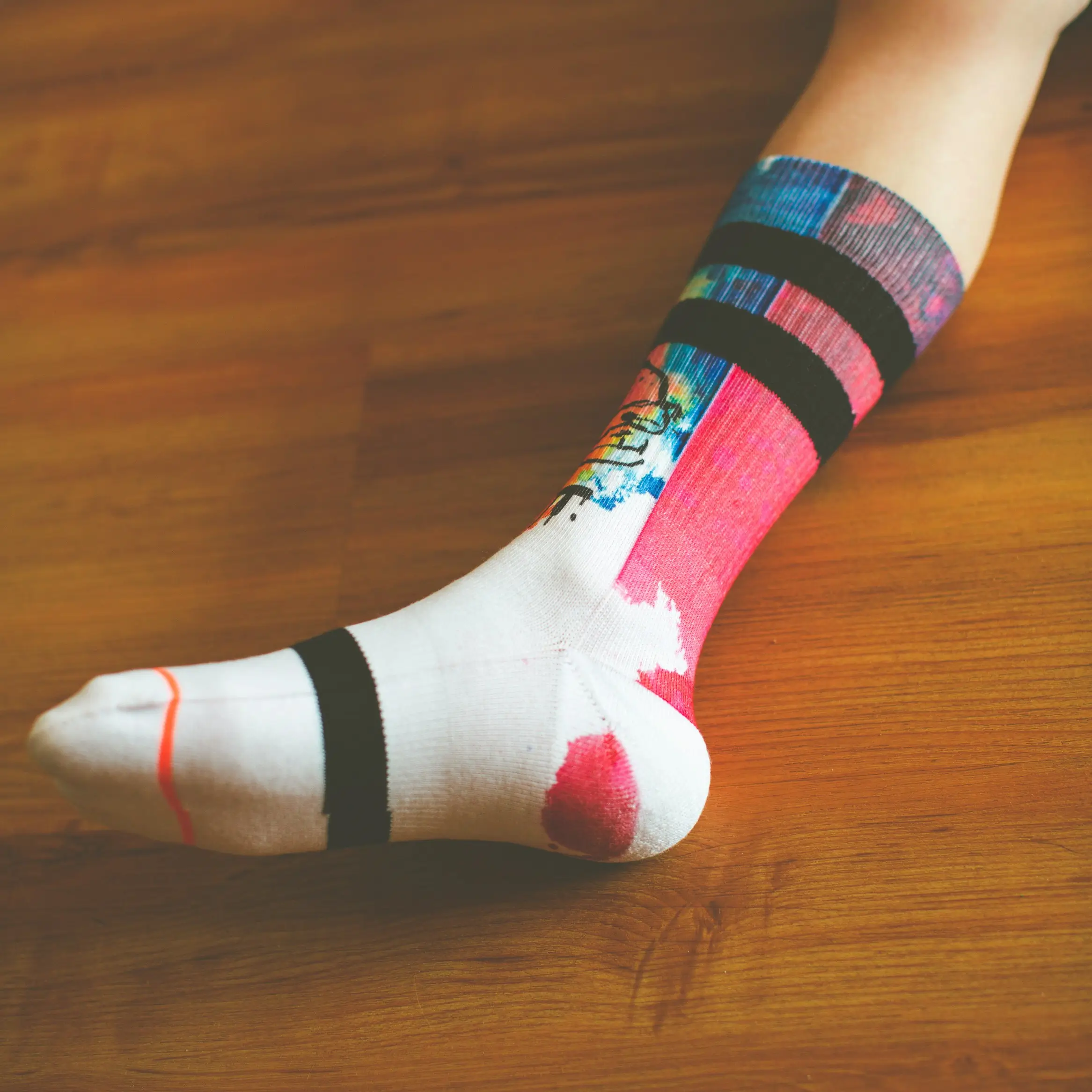 Multi-colored socks
