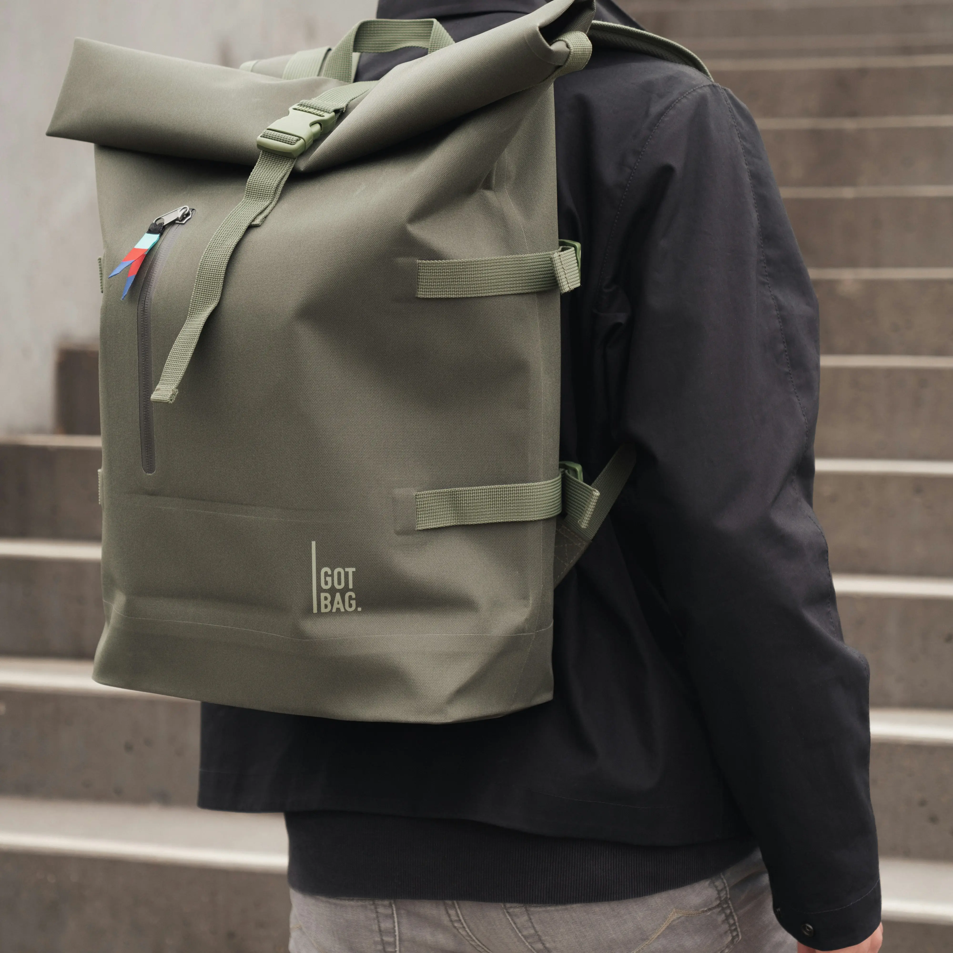 Olive Green Backpack