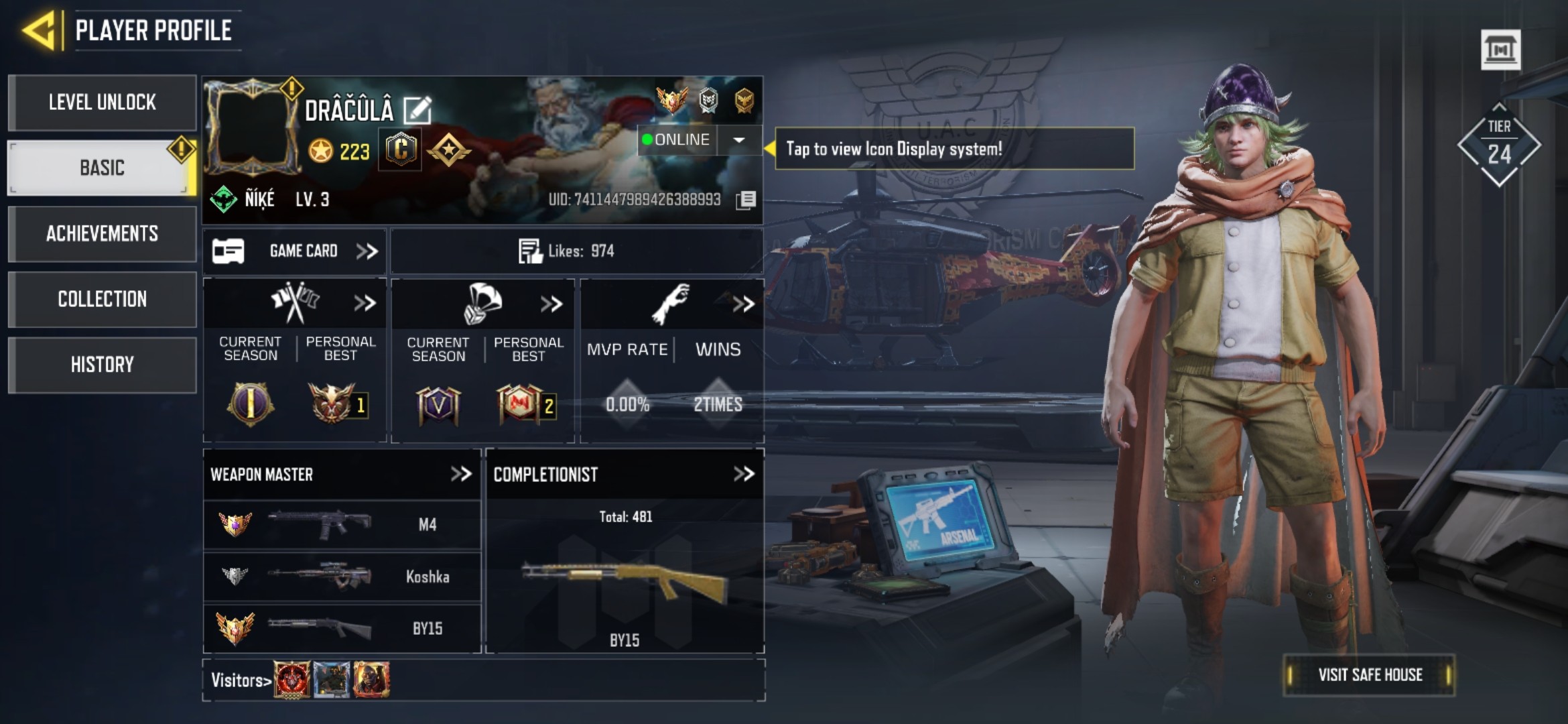 Call of Duty Mobile Account – Level 302 | 10 CP Spins | 1 Mythic & 4 Legendary Skins | Cool Epic Skins | Ranked Ready | Both Android-iOS | Activision Only