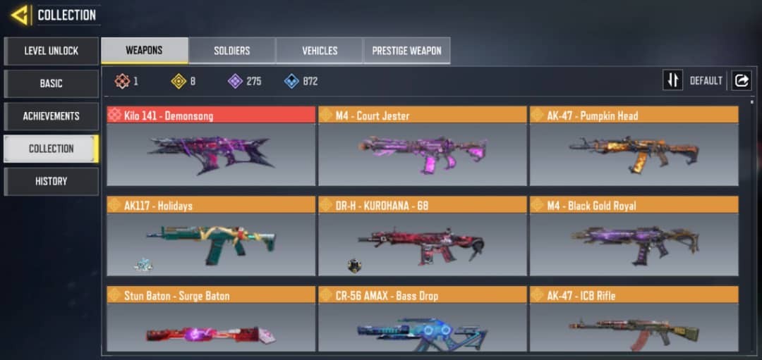 Call of Duty Mobile Account – ( ONLY ACTIVISION LOGIN ) 1MYTHICS 8 LEGEND GUNS ll LEGEND SOLDIER ll LEVEL 400 ll ANDROID ADN IOS