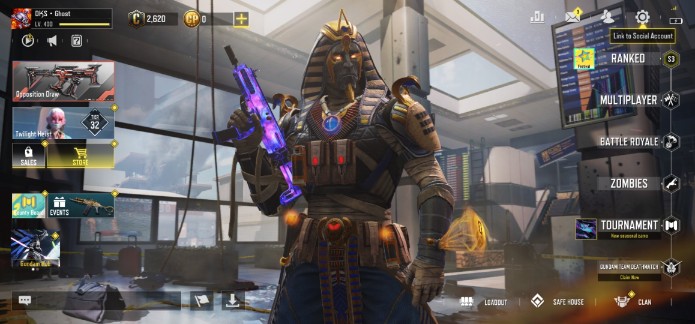 Call of Duty Mobile Account – Phantom legend skin 3legend guns 122epic guns 67skin full access cheap price Global Version