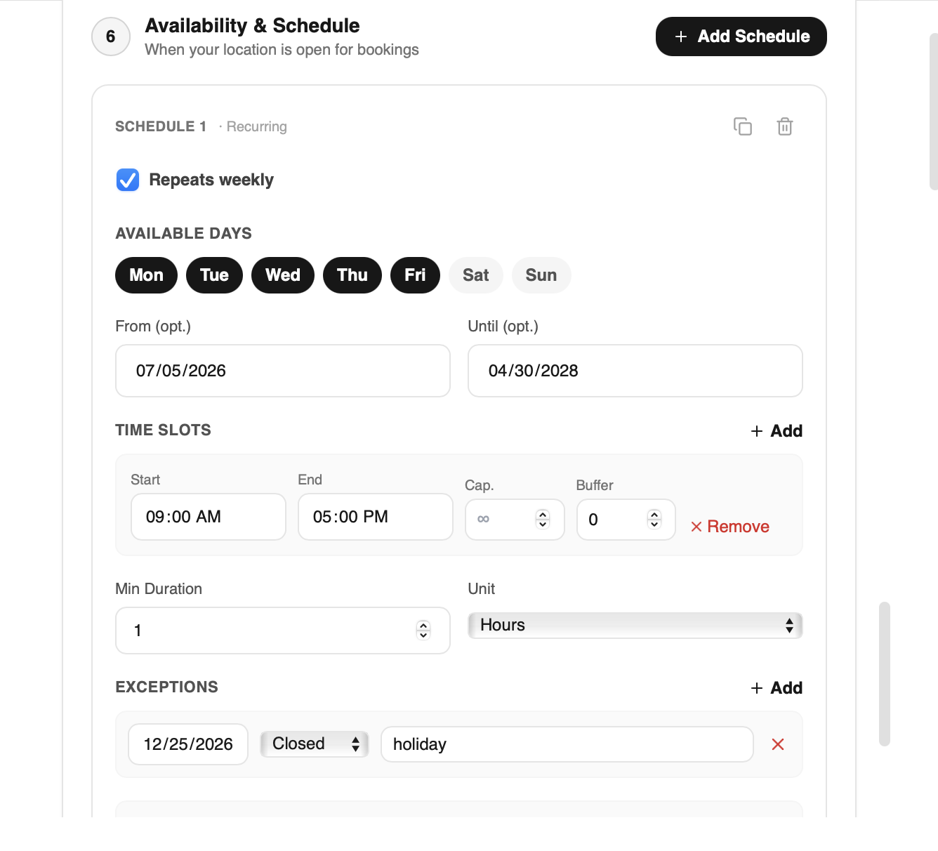Calendar View
