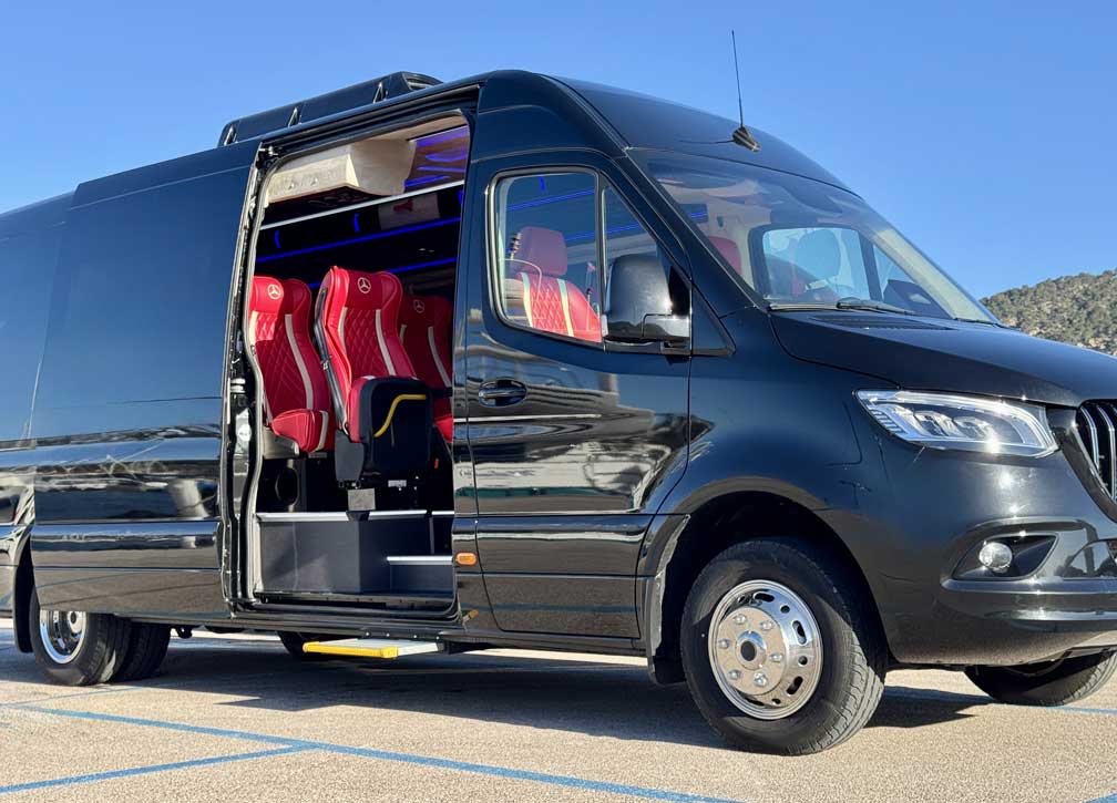 Perfil lateral de la Mercedes Sprinter
