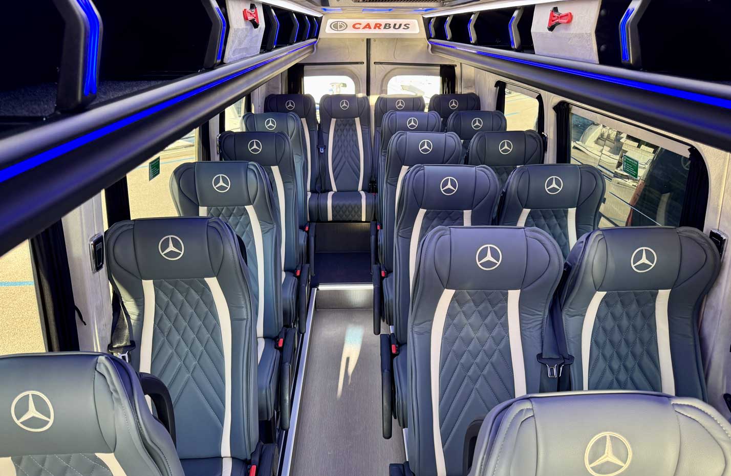 Interior premium de la Mercedes Sprinter