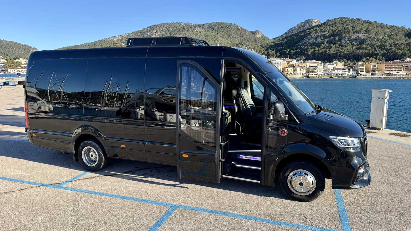 Perfil lateral de la Mercedes Sprinter