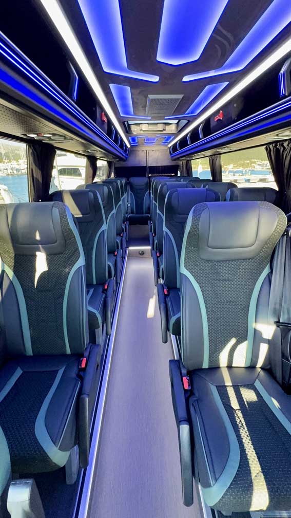 Interior premium de la Mercedes Sprinter