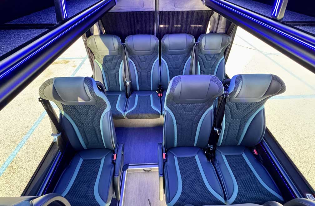 Interior premium de la Mercedes Sprinter