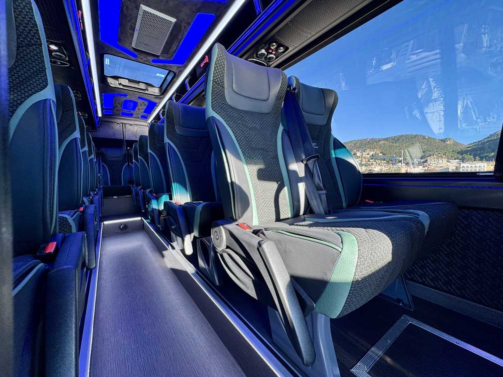 Interior premium de la Mercedes Sprinter