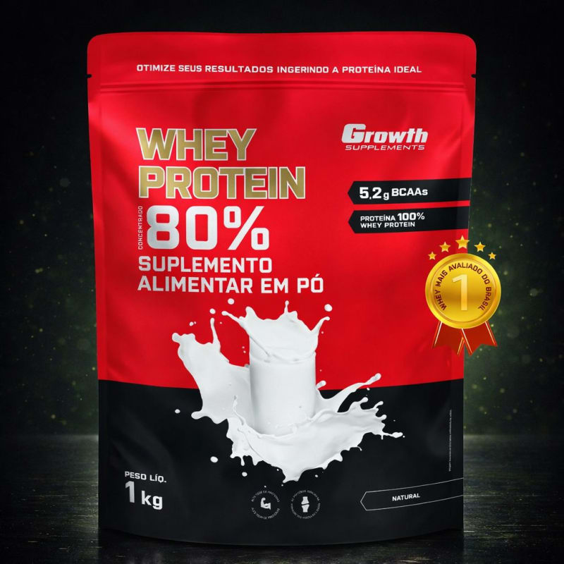 Growth Supplements (TOP) Whey Protein Concentrado 1Kg