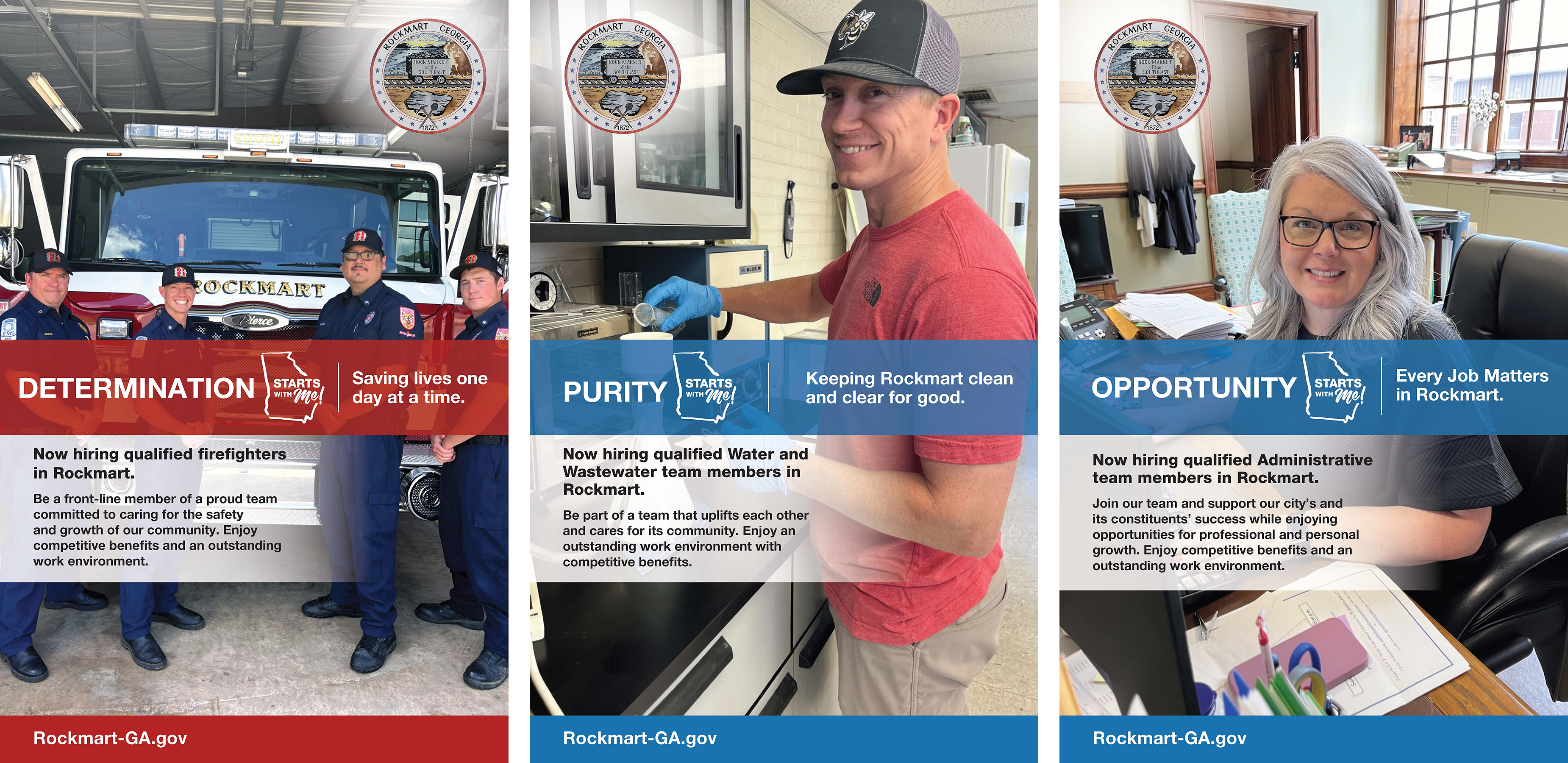 Rockmart updated its recruitment materials with the help of Mopdog Creative + Strategy.