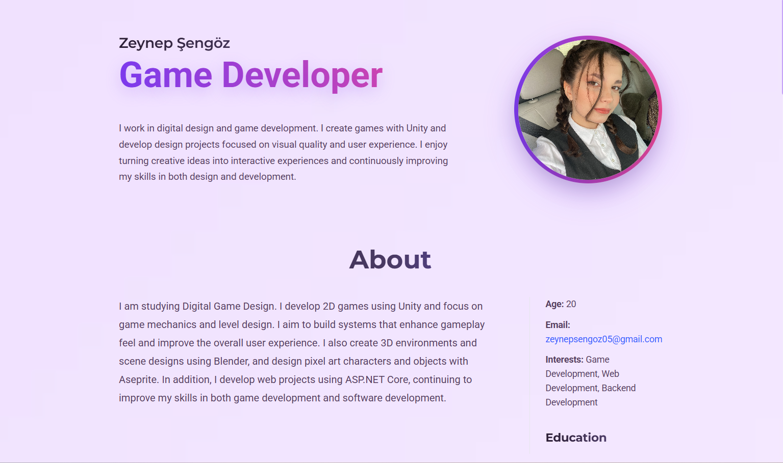 Portfolio Website