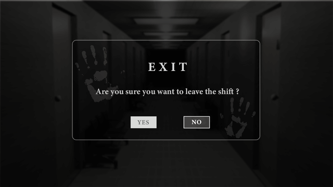 Horror Game UI Design gallery image