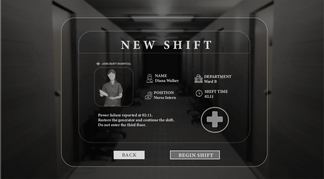 Horror Game UI Design gallery image