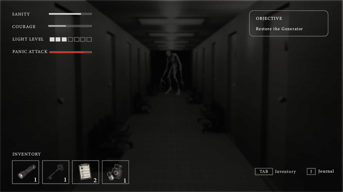 Horror Game UI Design gallery image
