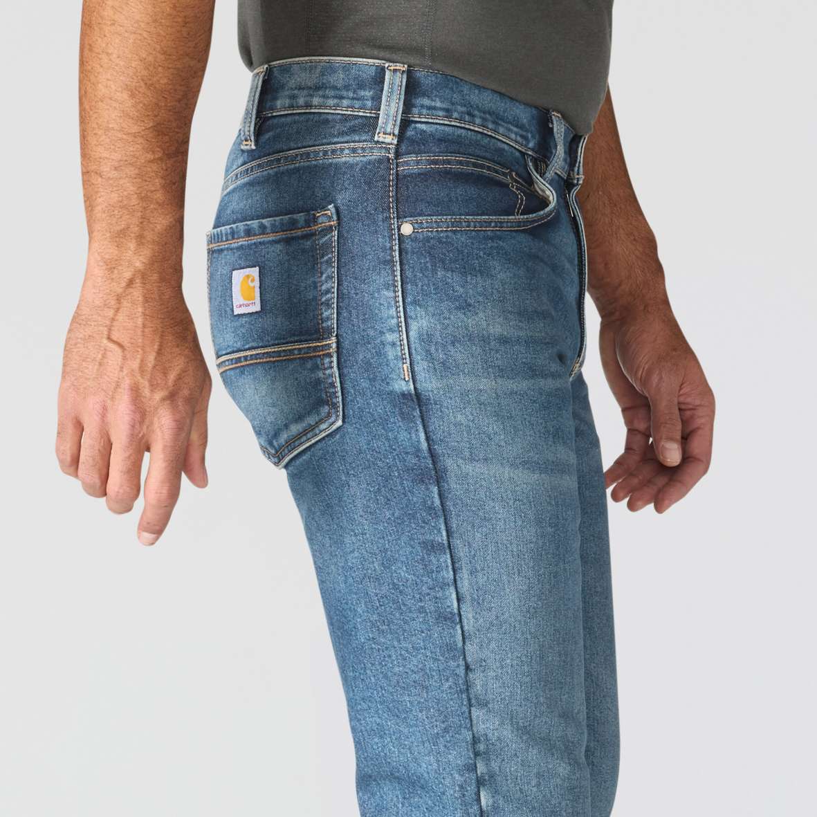 ג׳ינס Carhartt לגברים עם כיס אחורי מחוזק ג׳ינס Carhartt לגברים עם כיס אחורי מחוזק