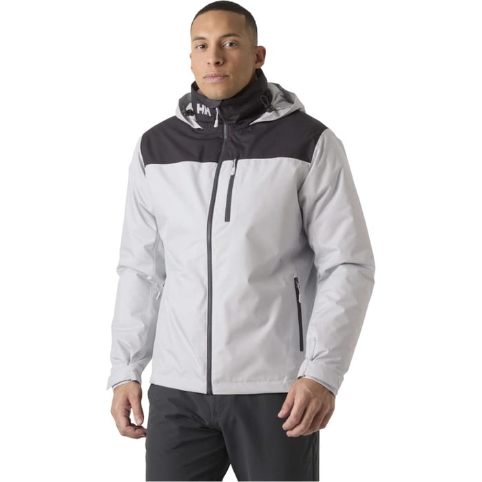 2026 Helly Hansen Mens Crew Hooded Pile Jacket 34526 – Grey Fog – 8