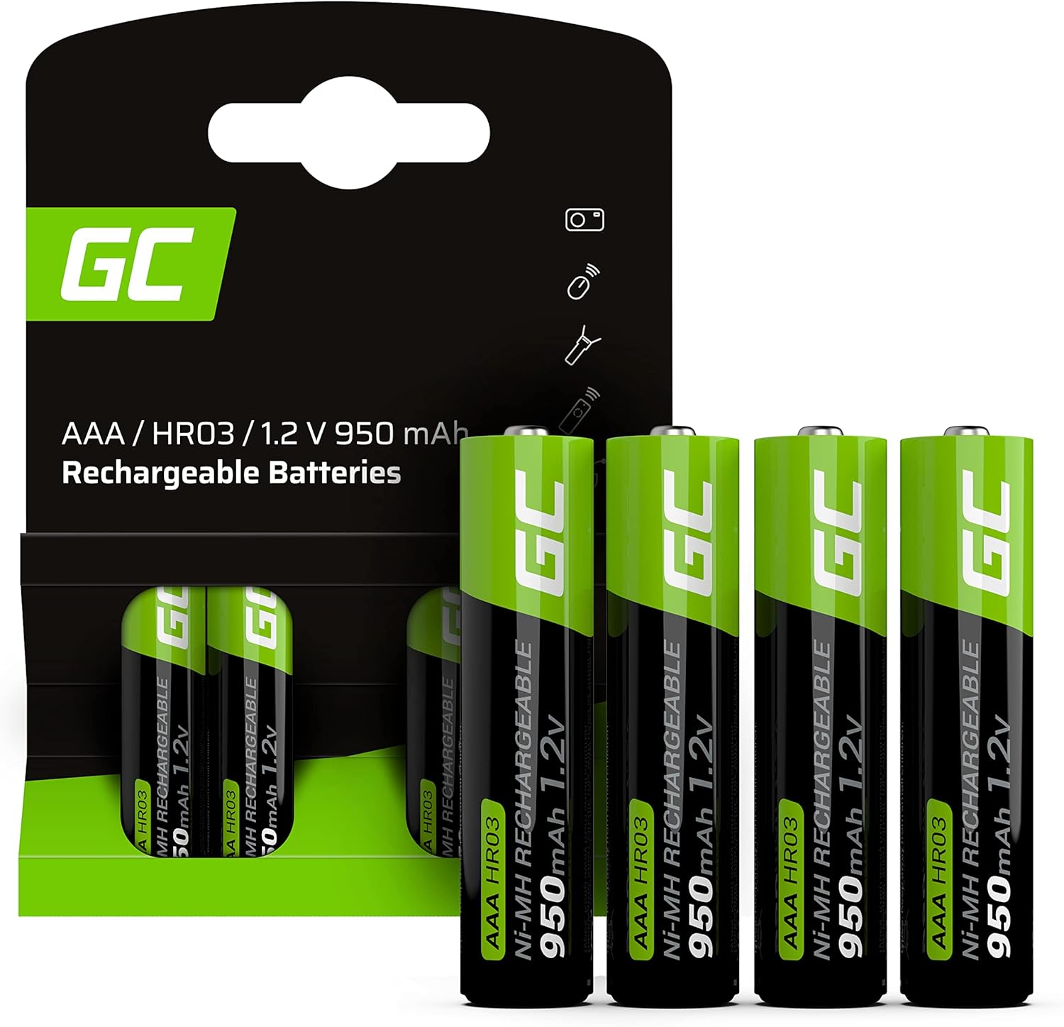 Green Cell Piles Rechargeables