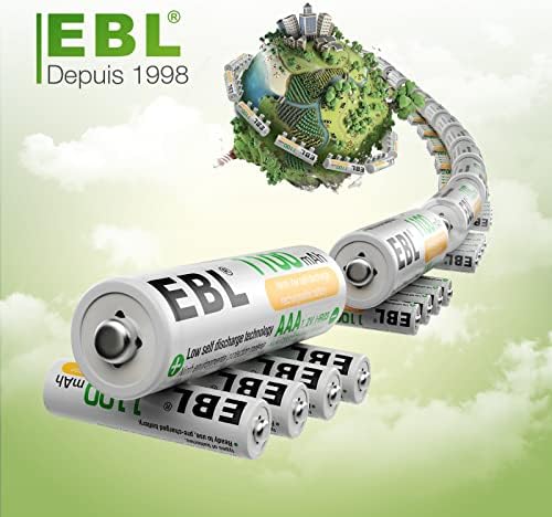 Vue 2 de Ebl Pcs Aaa Piles