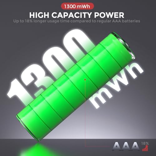 Vue 2 de Photoolex Pcs Piles Rechargeables