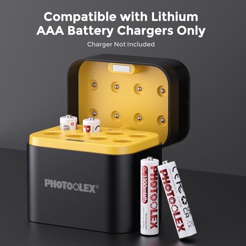 Vue 7 de Photoolex Pcs Piles Rechargeables