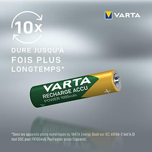 Vue 4 de Varta Piles Rechargeables Aaa