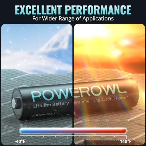 Vue 5 de Powerowl Lot De Piles