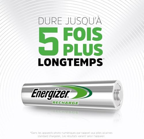 Vue 2 de Energizer Recharge Extreme Piles