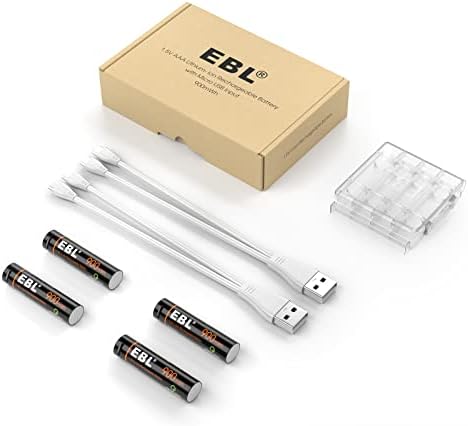 Vue 6 de Piles Rechargeables Aaa Usb