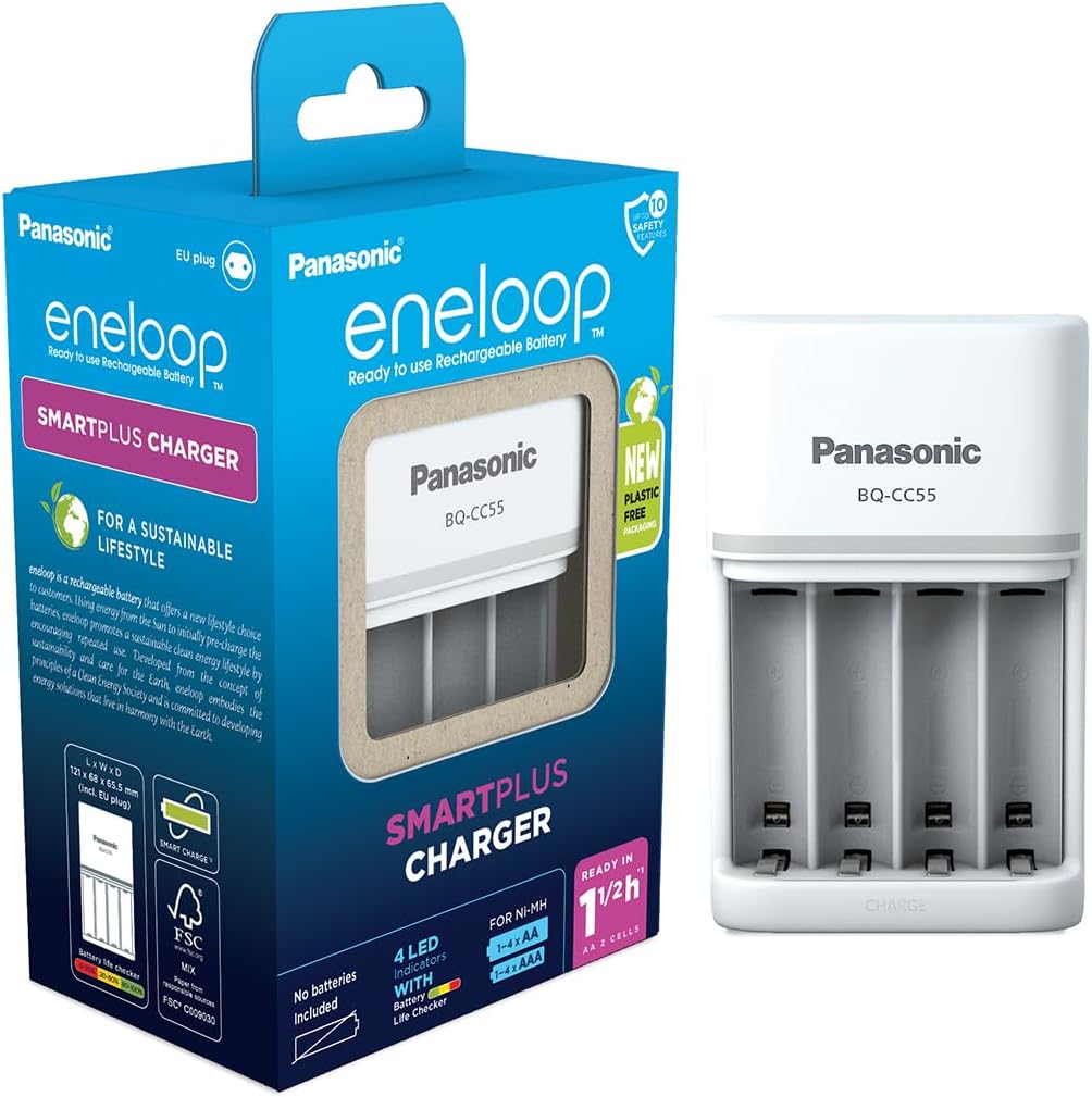 Eneloop Smartplus Chargeur Pour
