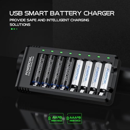 Vue 2 de Powerowl Slots Rechargeable Chargeur