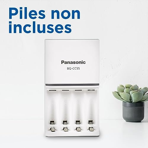 Vue 3 de Eneloop Smartplus Chargeur Pour
