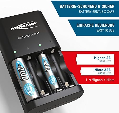Vue 2 de Ansmann Chargeur Pour Piles