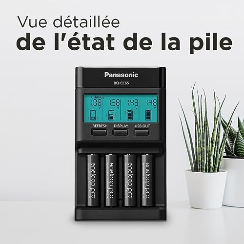 Vue 3 de Eneloop Pro Chargeur Pro