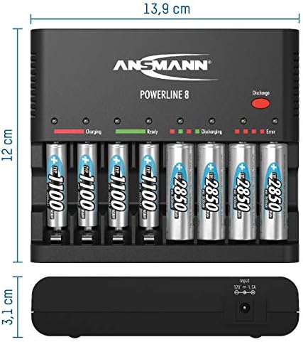 Vue 5 de Ansmann Caricabatterie Powerline Universale