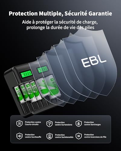 Vue 6 de Ebl Chargeur De Piles